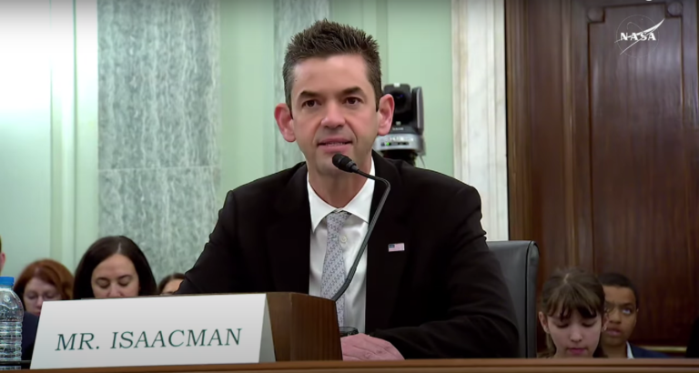 Jared Isaacman fields questions from senators